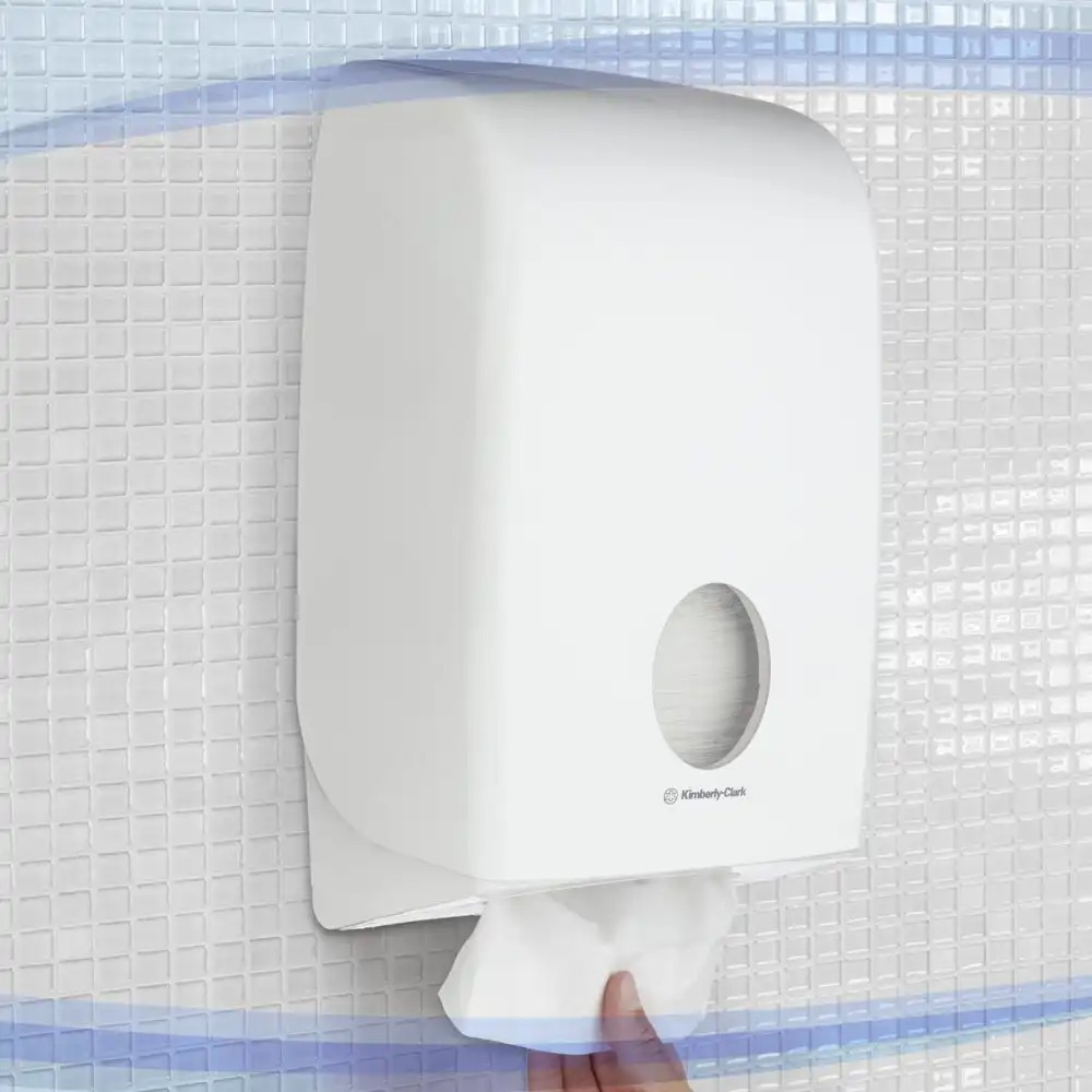 Dispenser Kimberly-Clark Aquarius pentru prosoape pliate