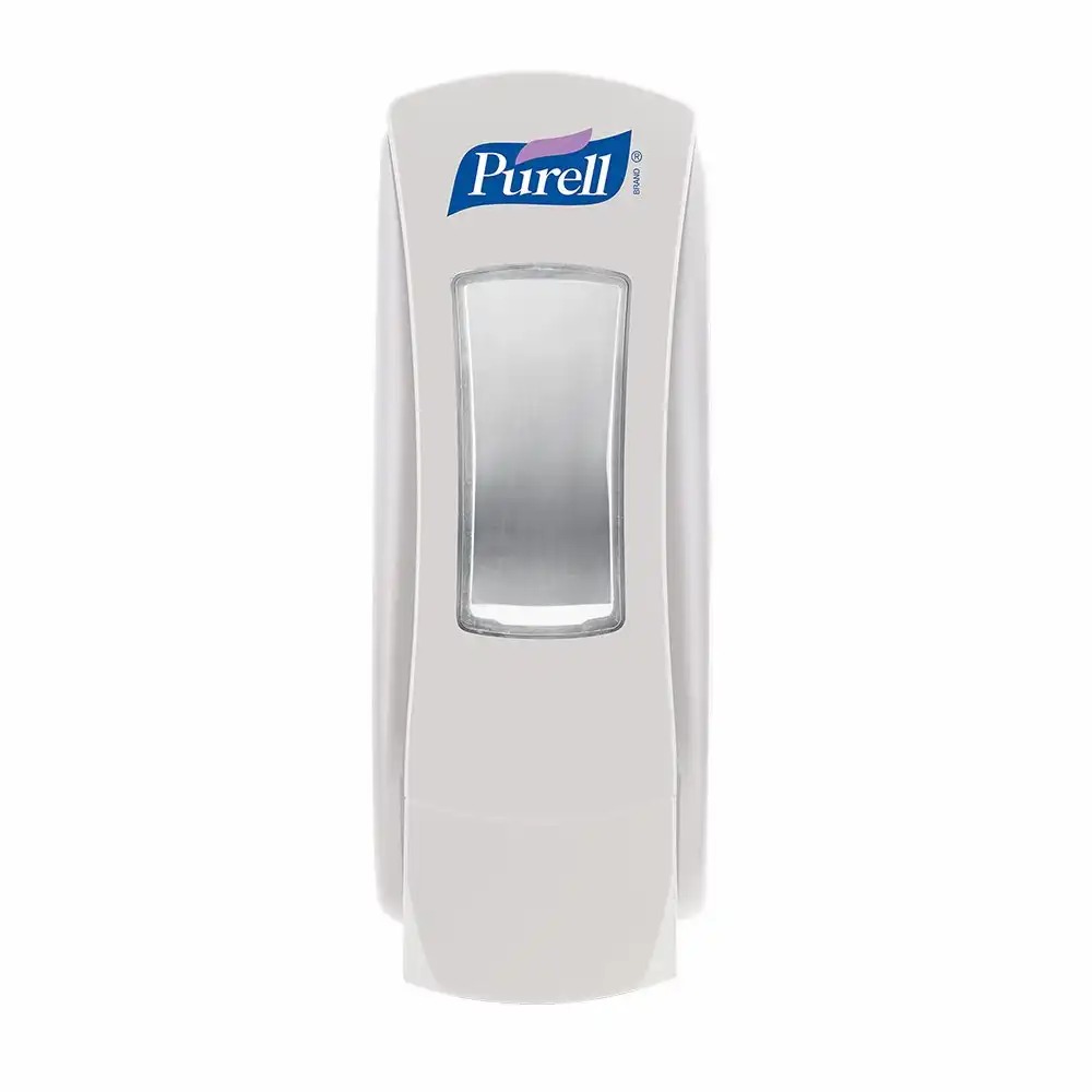 Dispenser Purell, ADX, manual, pentru gel dezinfectant, 700 ml, alb