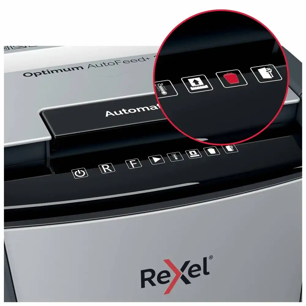 Distrugator documente automat, REXEL Optimum AutoFeed Plus, 150 coli