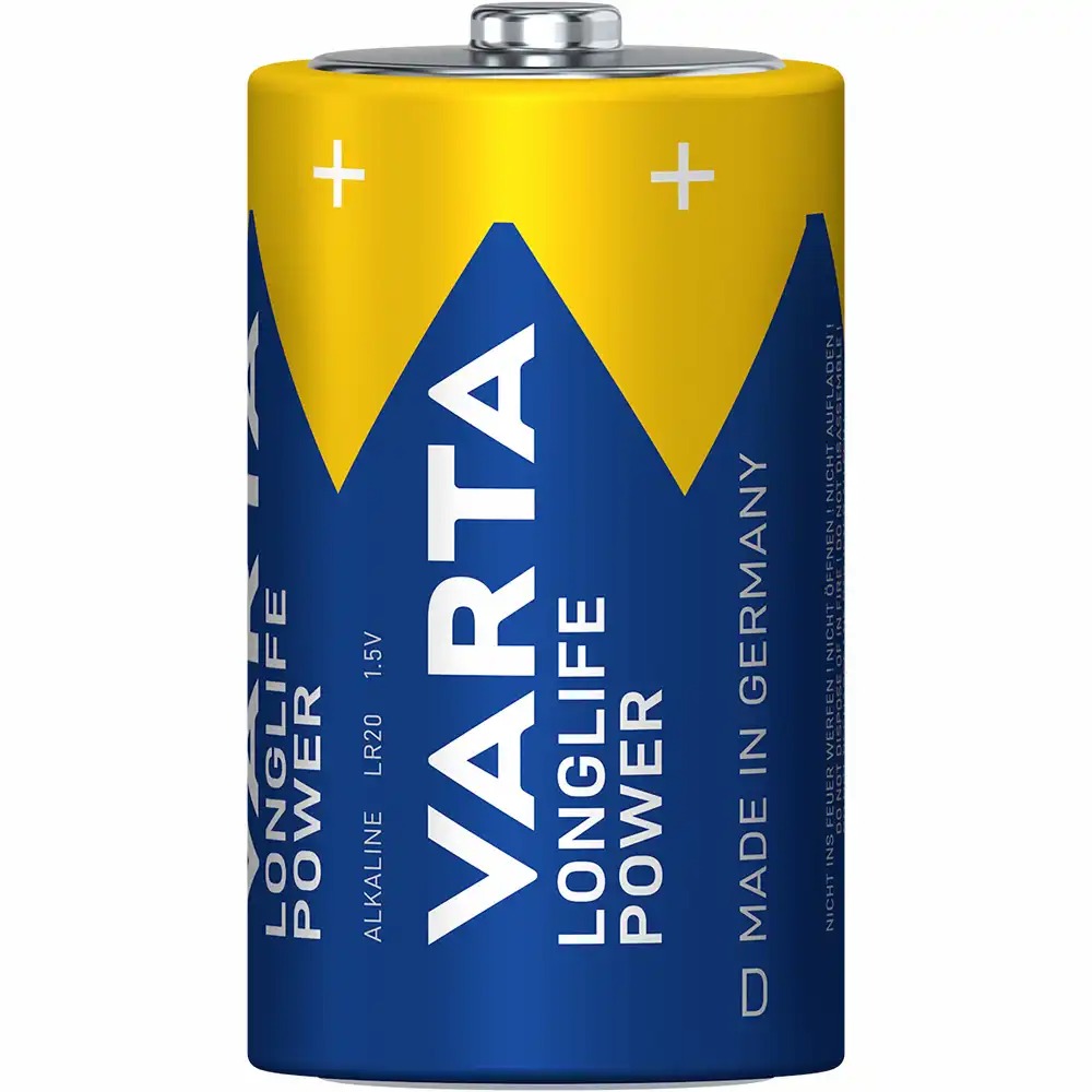 Baterii Varta Longlife Power, LR20, 2 bucati/set