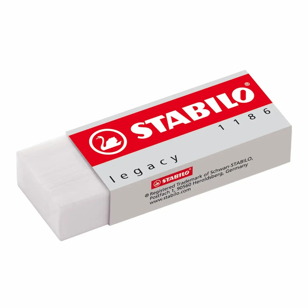 Radiera Stabilo 1186, alba