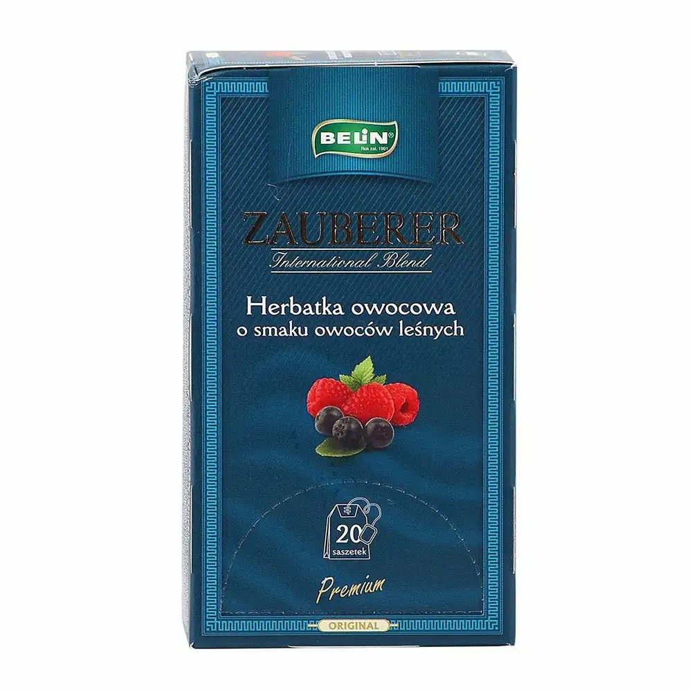 Ceai Belin ZAUBERER Fructe de Padure, 20 pliculete, gust intens, calitate superioara