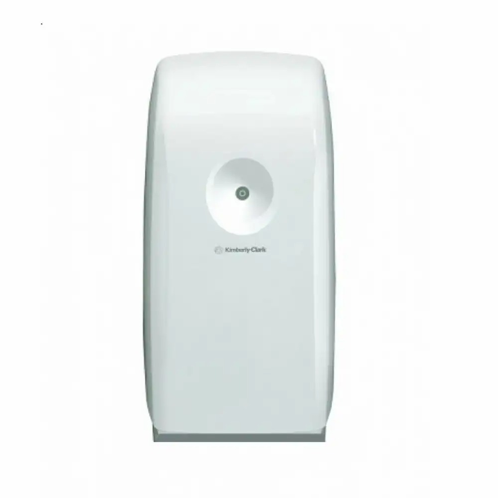 Dispenser odorizare Kimberly Clark Aquarius, design minimalist si parfum sofisticat, sistem blocabil, ecologic si durabil