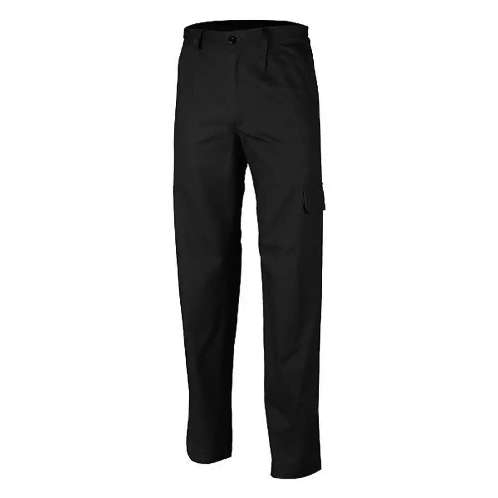 Pantaloni Bumbac Negri cu Talie Inalta, Marime 36-38, XS - Confortabili, Versatili si Durabili