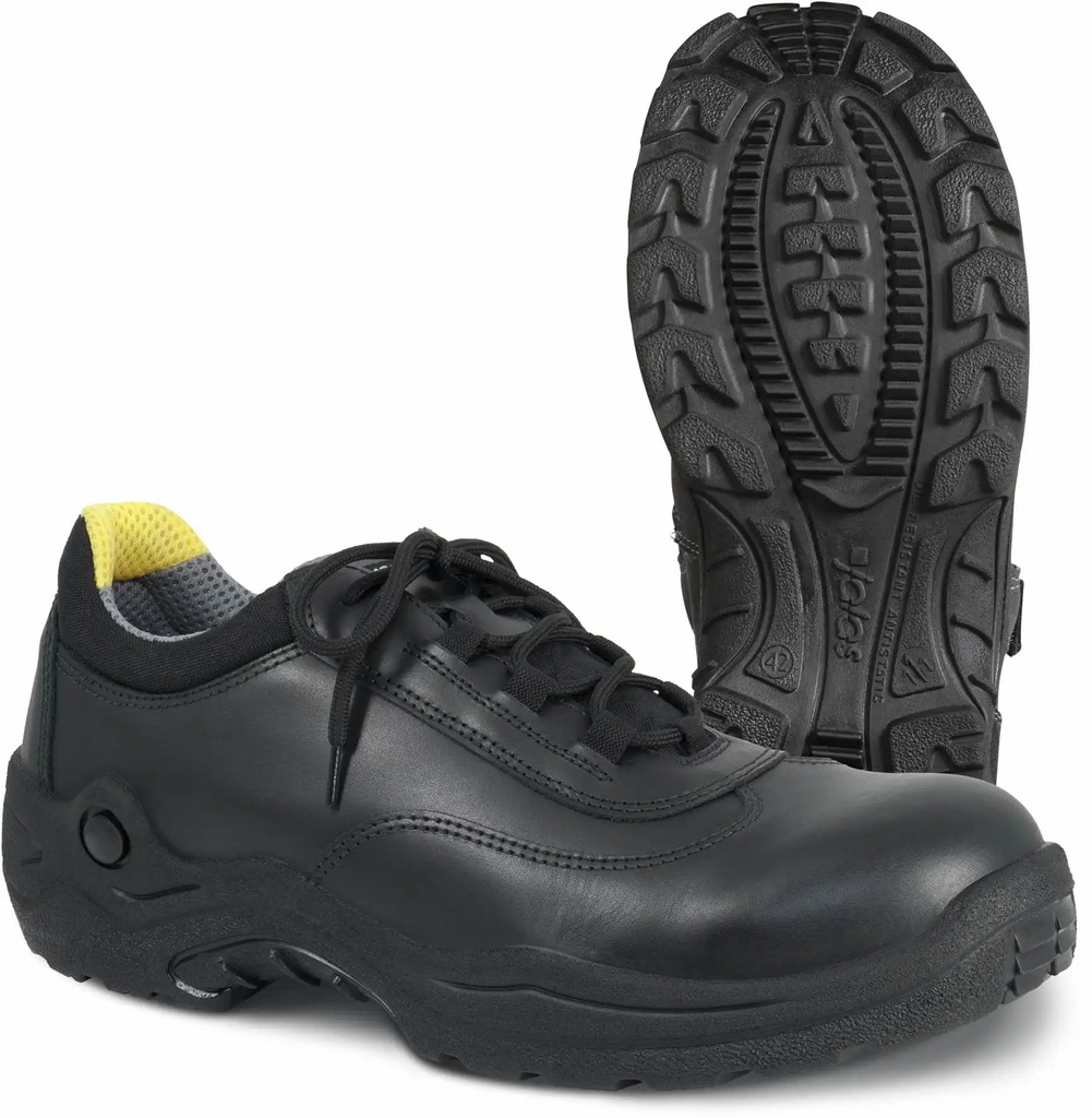 Pantofi de protectie Jalas 6428 Prima S3 SRC, Marime 43, Piele Naturala, ESD, Conform EN ISO 20345:2011