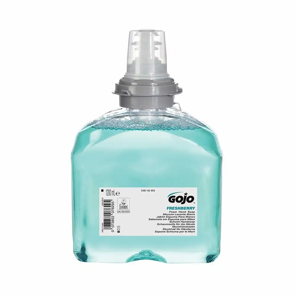 Rezerva sapun spuma GOJO Freshberry TFX, 1200ml - Curatare eficienta si protectie igienica