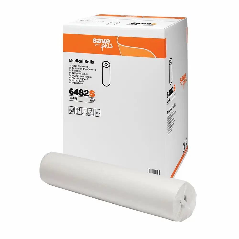 Role medicale Celtex 6482S, 2 straturi, 59.5x34 cm, set 6 role, absorbtie si rezistenta ridicate