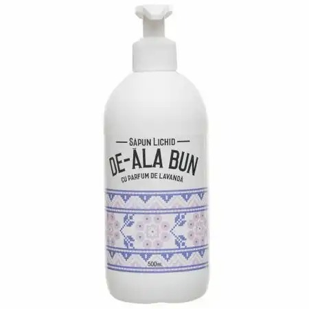 Sapun lichid De-ala Bun Lavanda, 500 ml - Experienta aromatica relaxanta, hidratare si curatare eficienta