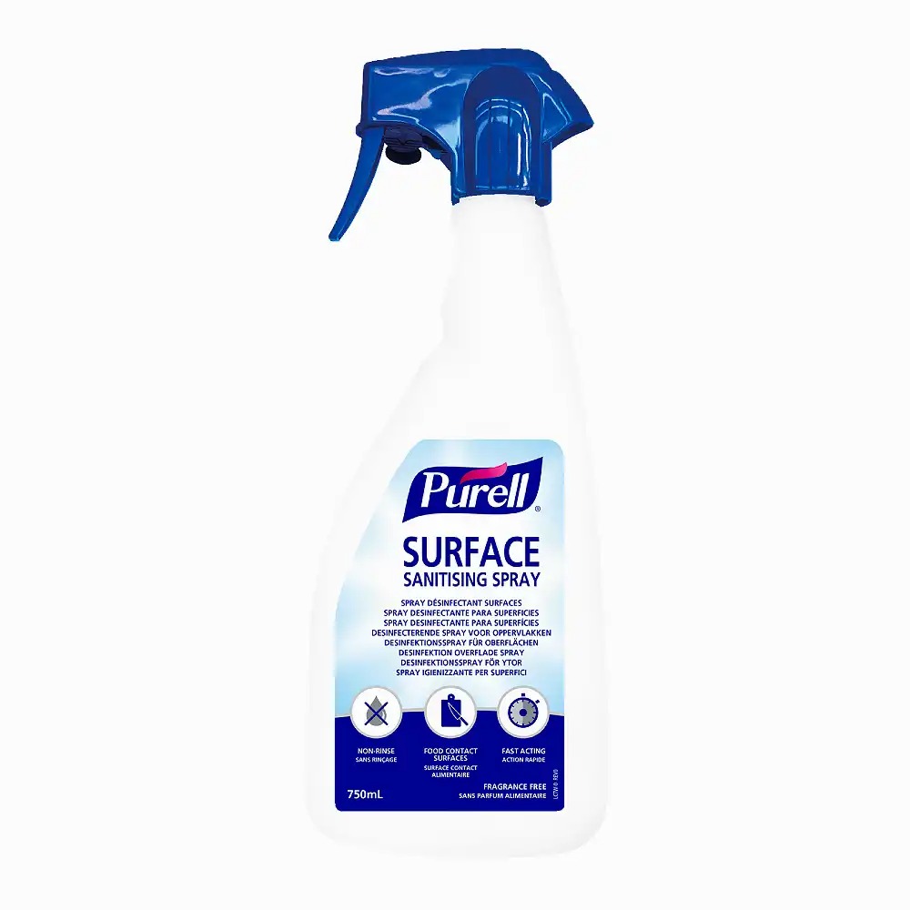 Purell Spray Dezinfectant pentru Suprafete, 750 ml, Certificat ECOCERT, 100% Ingrediente Naturale