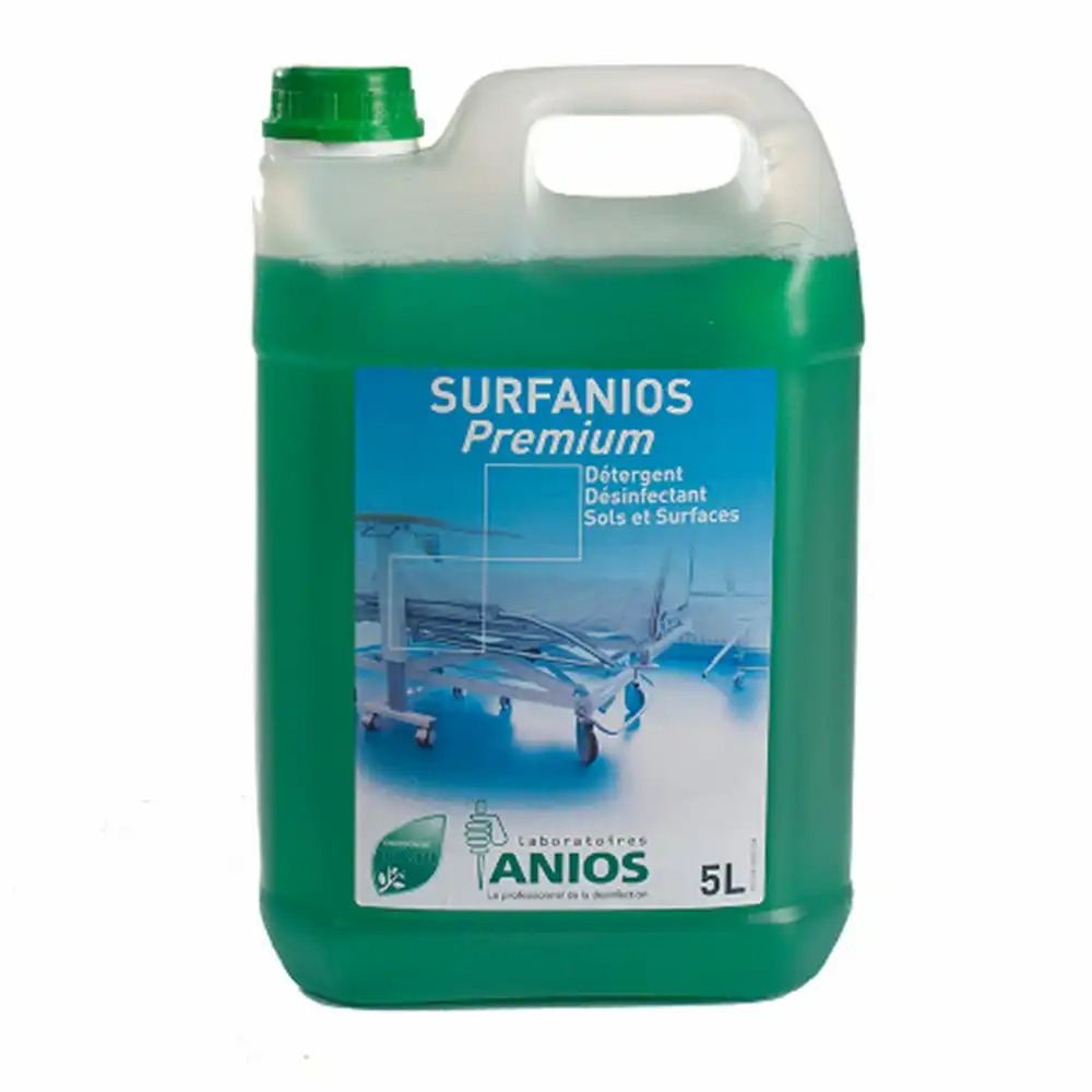 Dezinfectant pardosea Anios Surfanios Premium, 5 l, puternic si fara aldehide