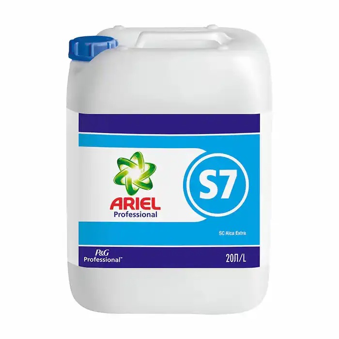 Aditiv lichid ARIEL Professional Alca Extra S7, 20 l - Curatenie eficienta pentru afacerea dvs.