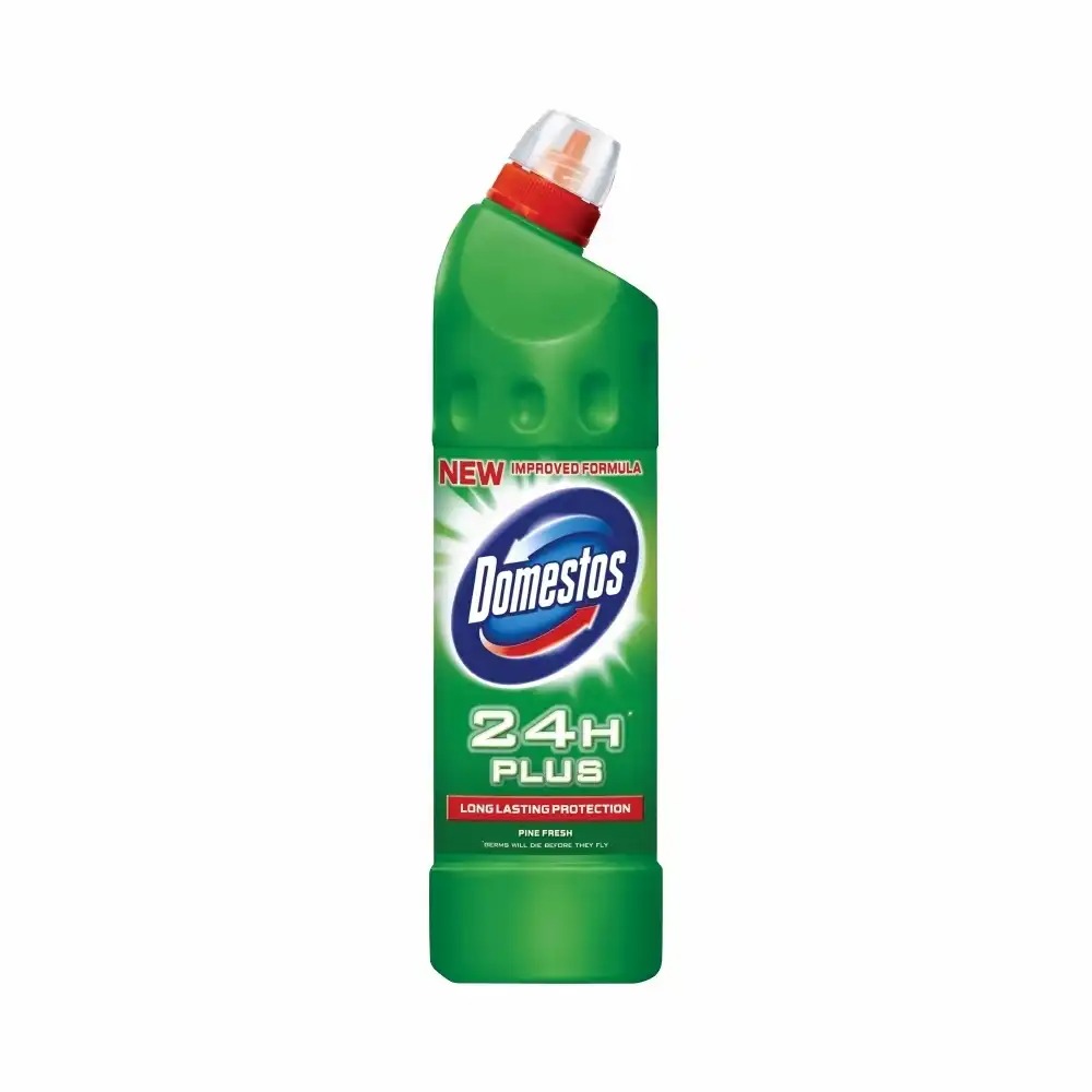 Dezinfectant Domestos Pine Fresh, 750 ml, Elimina Bacteriile si Microbii, Aroma Placuta de Pin