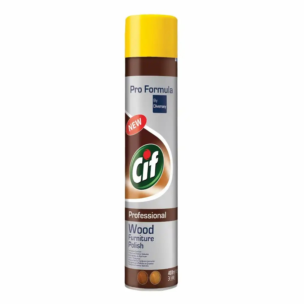 Cif Classic Spray pentru Mobila, 400ml, Amestec de Ceara Diluata, Curatare Eficienta a Suprafetelor din Lemn