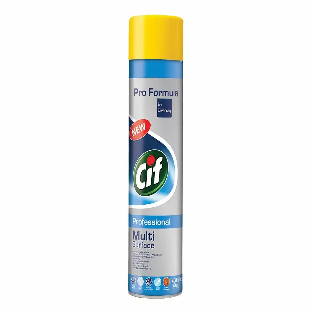 Spray Cif Professional Pro Formula Multi Surface, 400 ml - Curatare eficienta pentru diverse suprafete, fara urme