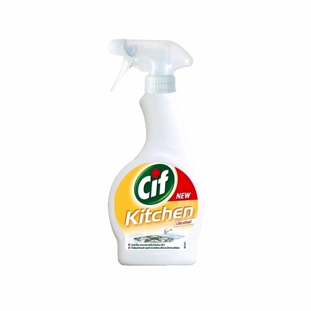 Detergent Cif pentru Bucatarie, 500 ml, eficient impotriva grasimii, cu parfum placut