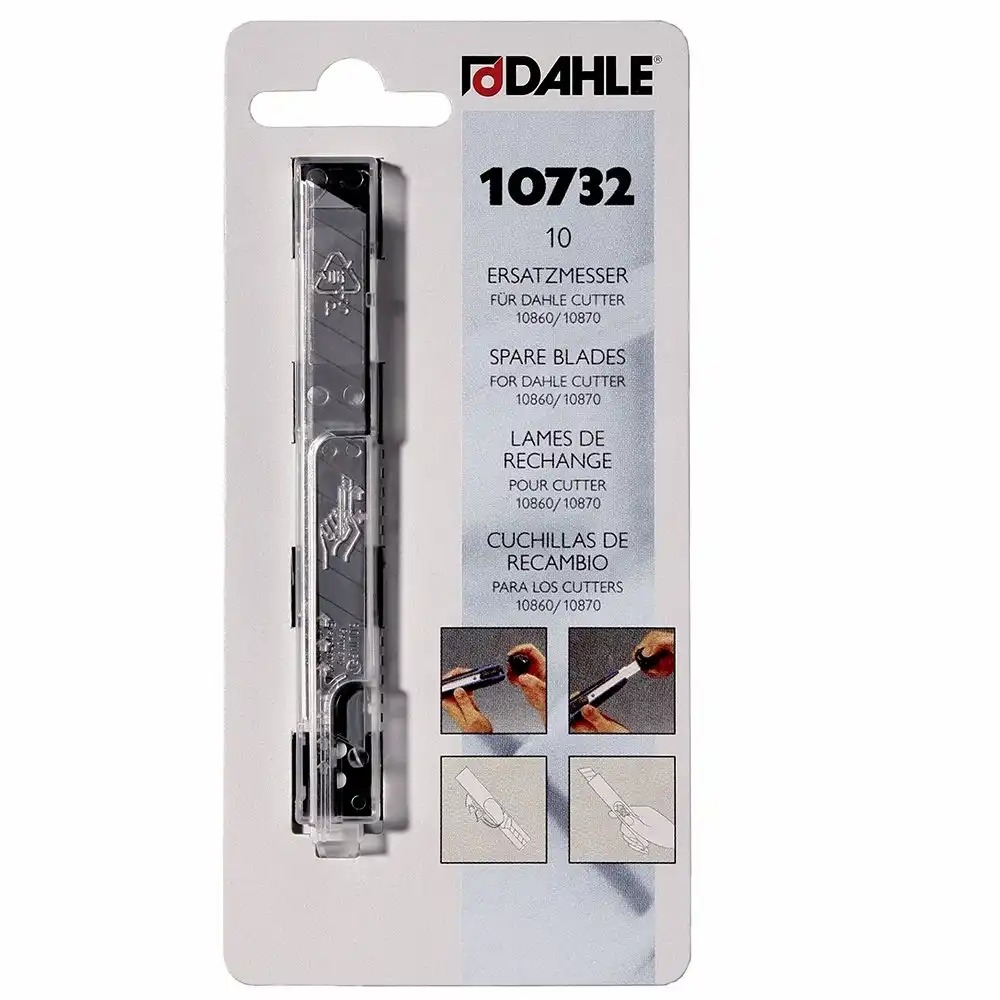 Rezerve cutter Dahle, 9 mm, 10 bucati, compatibile universal, durabile si precise