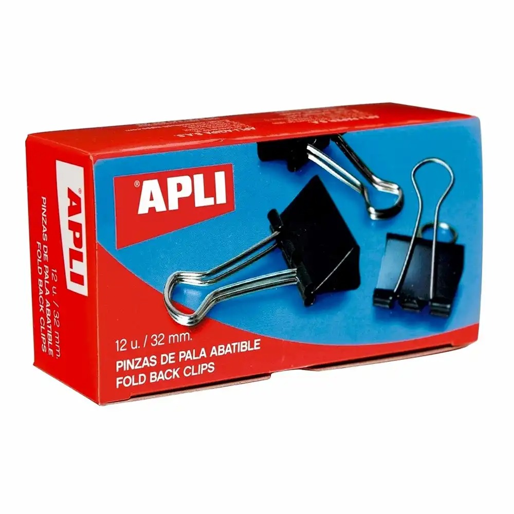 Clipsuri Apli 19 mm, 12 bucati, Cleme Nichelate, Negre, Prindere Temporara si Permanenta