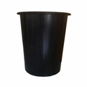 Cos pentru birou Tami 16 l, negru - Material Durabil, Design Simplu, Usor de Curatat