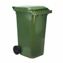 Europubela 120 l, verde, rezistenta la temperaturi extreme si coroziune, conform normelor DIN-EN 840-1-5-6