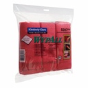 Lavete microfibra Kimberly-Clark WypAll, rosii, Durabilitate Remarcabila, Curatare Fara Urme, Set 6 bucati