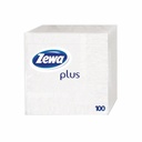 Servetele de masa Zewa Plus, 1 strat, 100 buc, 33x33 cm, celuloza, igiena si confort