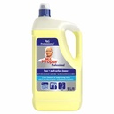 Detergent pardoseala Mr Proper Lemon, 5 l, eficient pentru toate tipurile de podele