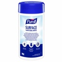 Servetele dezinfectante Purell Surface, 100 portii, actiune rapida, fara parfum