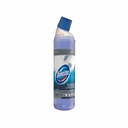 Detartrant pentru toaleta Domestos, 750 ml, formula puternica impotriva calcarului, siguranta pe suprafete, economisind timp si bani