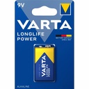 Baterie Varta Longlife Power 9V, Durata Lunga de Viata, Putere Stabila, Blister cu O Singura Baterie