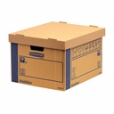 Cutie carton transport si arhivare Fellowes FastFold, 127L, 463x480x632 mm - Set 5 buc.