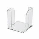 Suport pentru cub hartie Maul, sticla acrilica, transparent, 9x9 cm