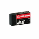 Radiera Stabilo Exam Grade 1191, Cauciuc Sintetic, 40 x 22 x 11 mm, Moale si Elastica, Negru/Alb, Ideala pentru Examene